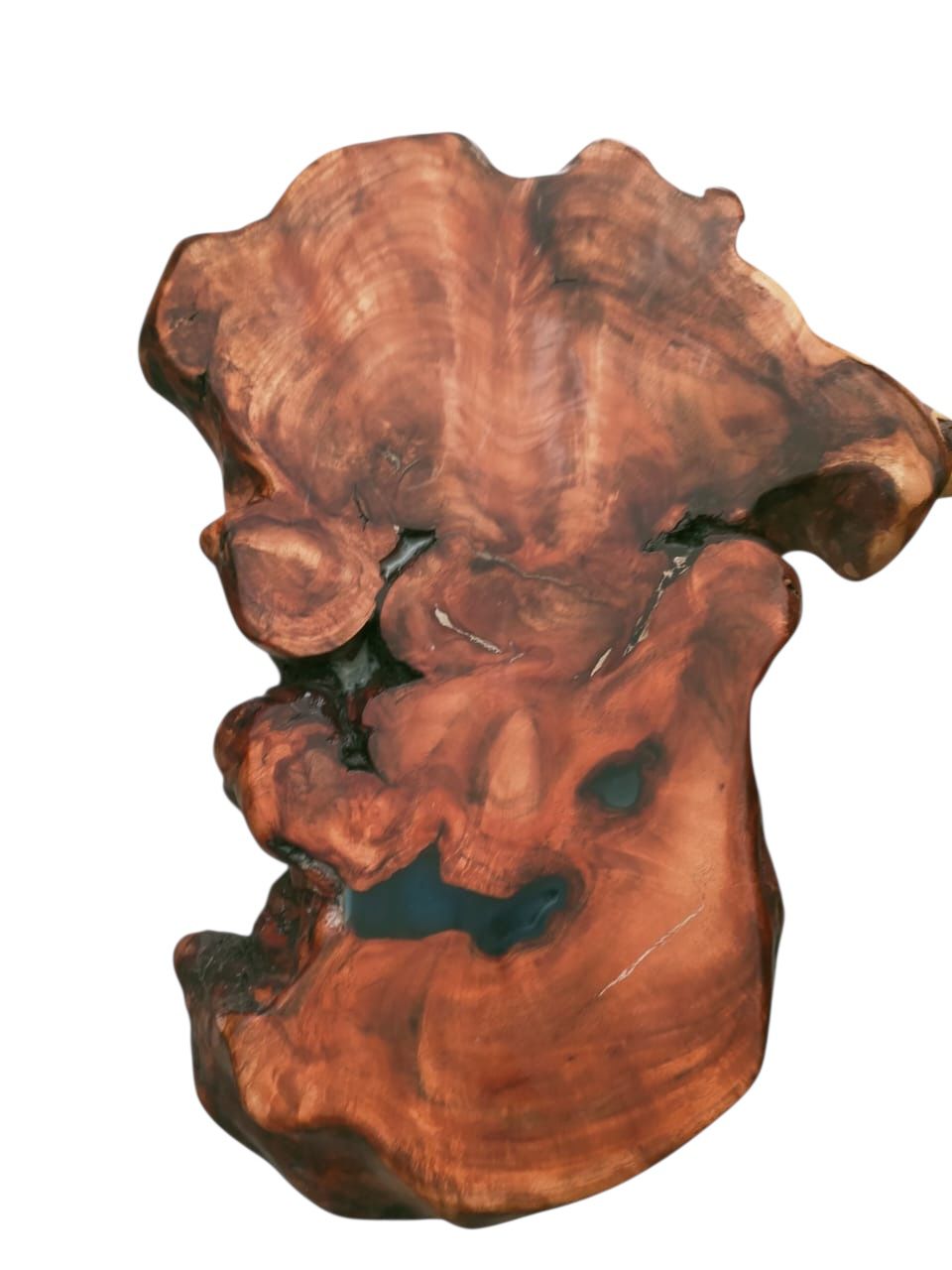 Tavolino da caffè in legno di acacia naturale – Pezzo unico realizzato a mano – Perfetto per angoli accoglienti