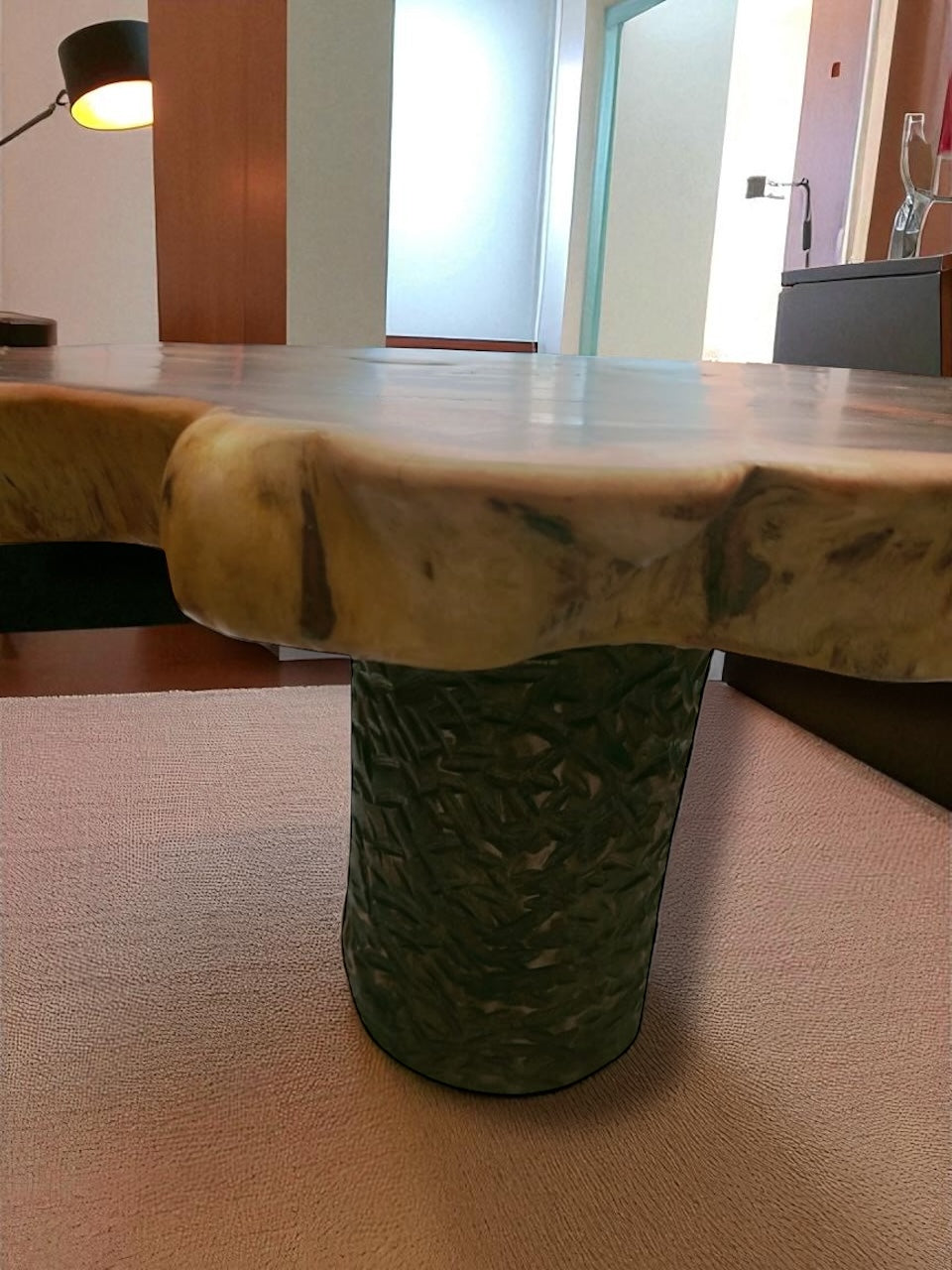 Tavolo grande in legno di acacia – 80 cm | Eleganza naturale con anima