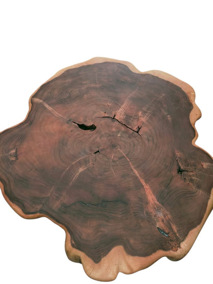 Tavolo grande in legno di acacia – 80 cm | Eleganza naturale con anima