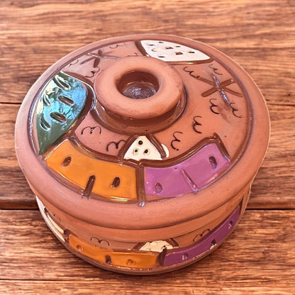 Handmade Small Egyptian Clay Pot – Traditional Slow Cooking Tagine