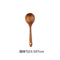 Cucchiaio da cucina in teak naturale, paletta da cucina, spatola in legno, set di utensili antiaderenti per cucinare con ganci per appendere, set di utensili da cucina