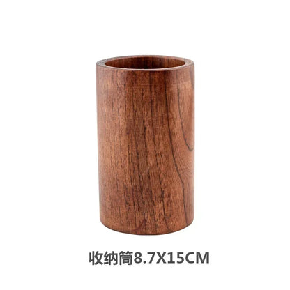 Cucchiaio da cucina in teak naturale, paletta da cucina, spatola in legno, set di utensili antiaderenti per cucinare con ganci per appendere, set di utensili da cucina