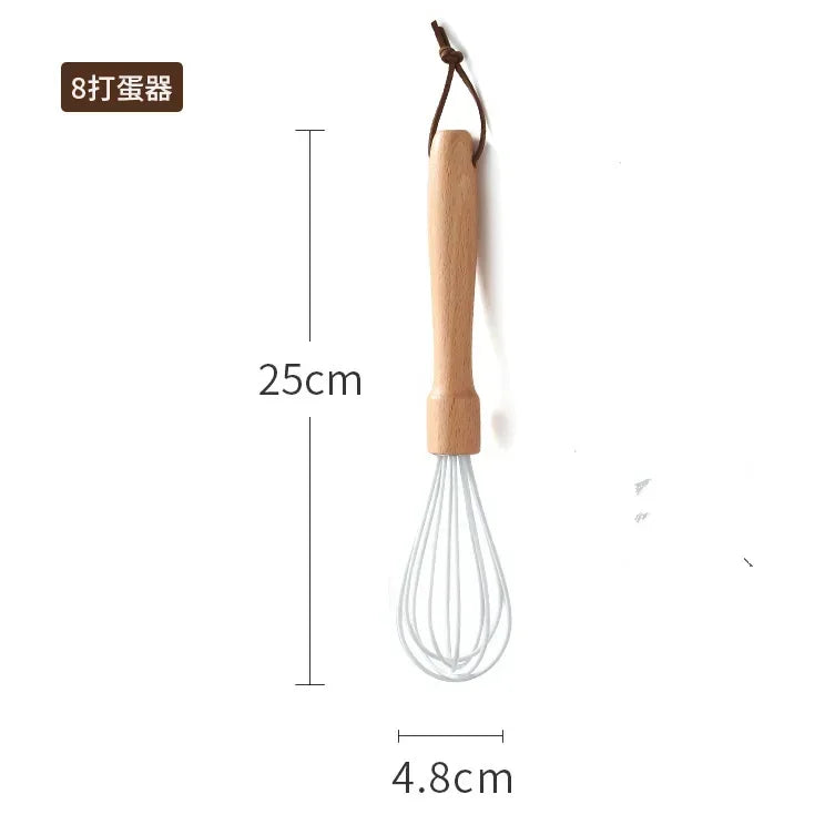 Cucchiaio da cucina in teak naturale, paletta da cucina, spatola in legno, set di utensili antiaderenti per cucinare con ganci per appendere, set di utensili da cucina