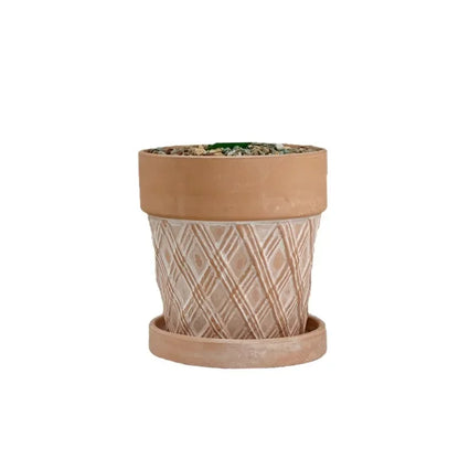 Vaso per fiori in ceramica rossa, vaso per piante in terracotta, fioriere in argilla per cactus e piante grasse, vasi da giardino, forniture per il giardino